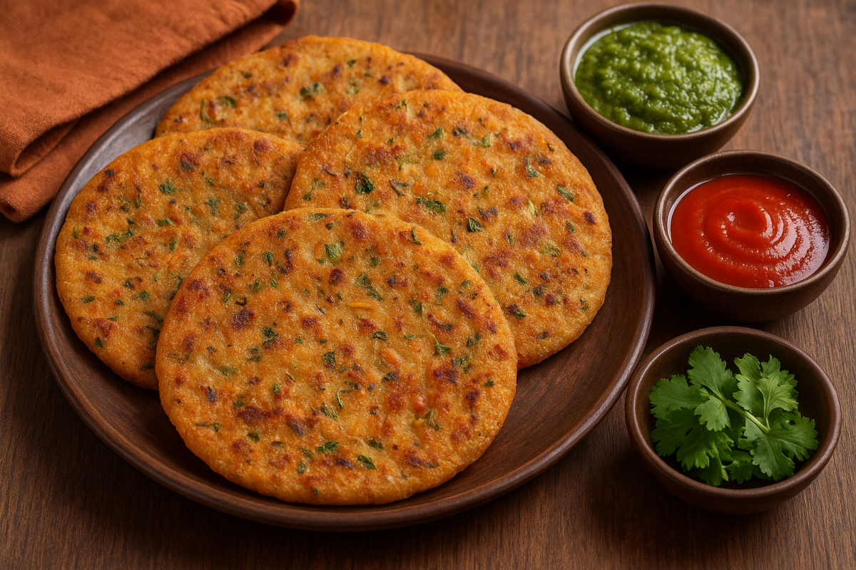 Suji Masala Roti Recipe